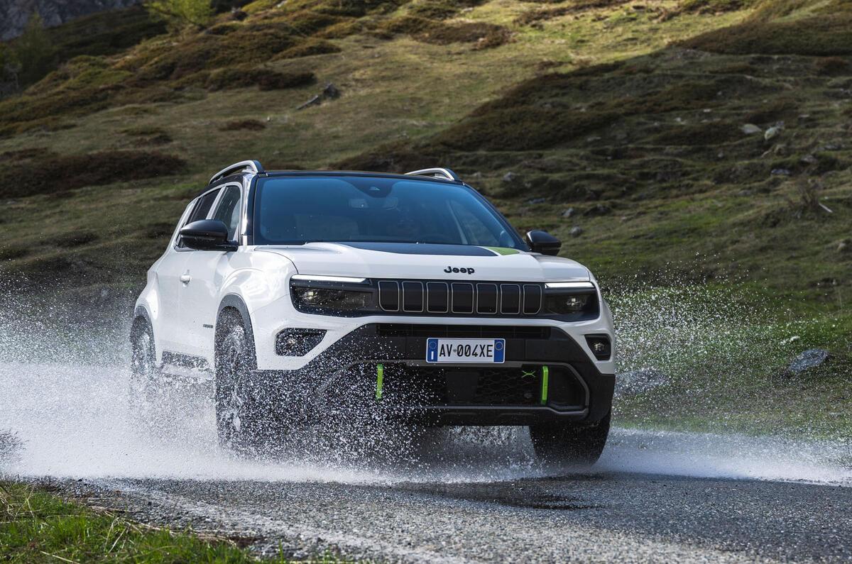Jeep Avenger 4xe 2025 Review front corner 14